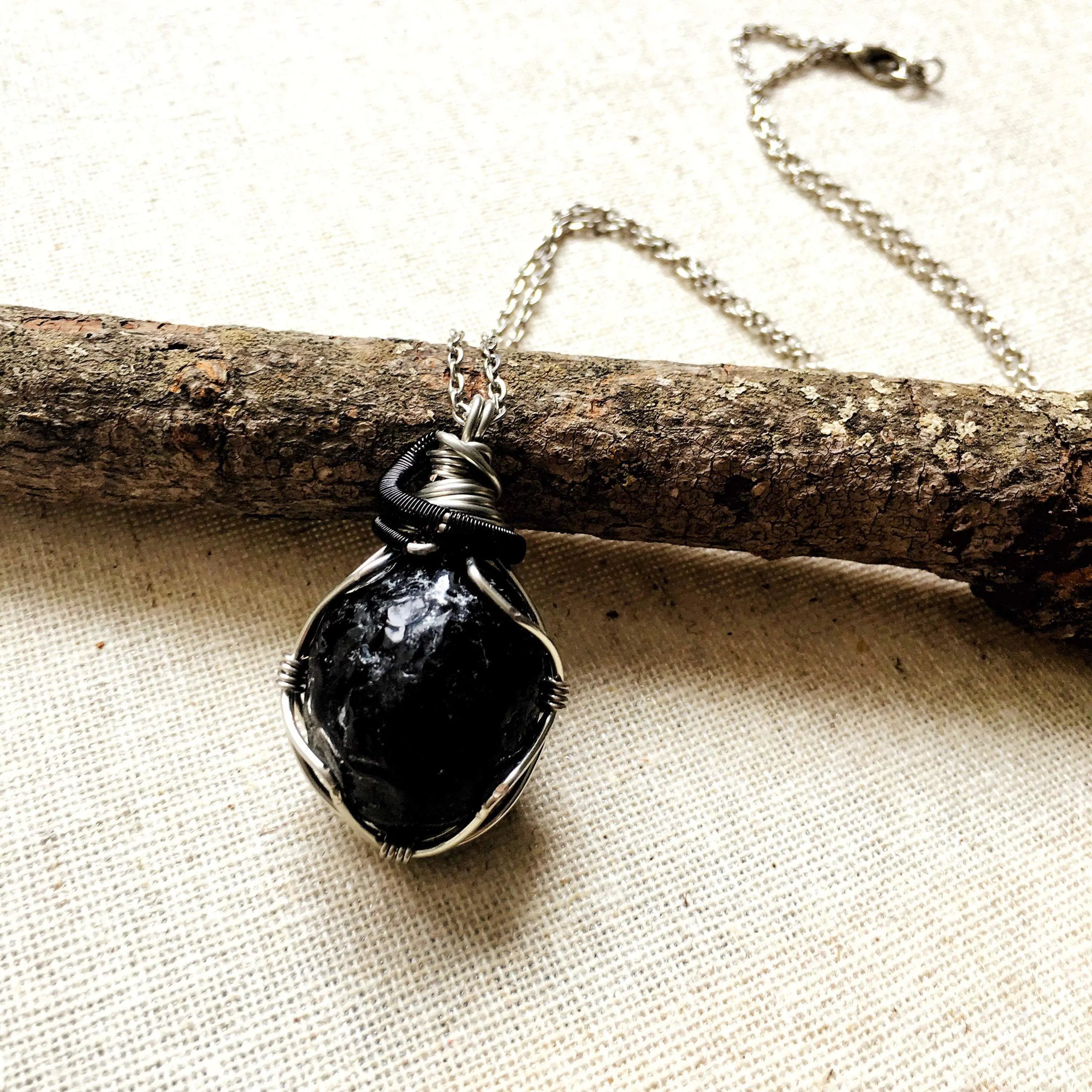 Apache_Tears_Obsidian_Necklace