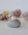 Classic Pearl Ring - Silver