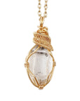 Herkimer Diamond Necklace - Gold Plated Necklace