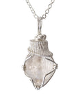 Herkimer Diamond Pendant - Sterling Silver