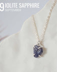 Huggie Charm Necklace - Sterling Silver - Choose Your Birthstone DesignsbyNatureGems