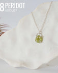 Huggie Charm Necklace - Sterling Silver - Choose Your Birthstone DesignsbyNatureGems