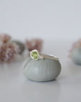 Simple Peridot Birthstone Ring