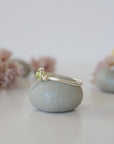 Simple Peridot Birthstone Ring