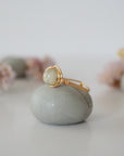 Simple Birthstone Ring - Peruvian Opal Designs by Nature Gems