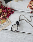 AURA FOUNDATION COLLECTION - Clear Quartz Crystal Necklace Designs by Nature Gems
