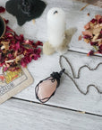 AURA FOUNDATION COLLECTION - Rose Quartz Crystal Necklace Designs by Nature Gems