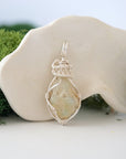 CHECK INFO Fire Opal Necklace - Silver Plated Pendant Designs by Nature Gems