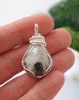 CHECK INFO Rainbow Moonstone Necklace - Silver Plated Pendant Designs by Nature Gems