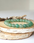 Green Aventurine Crystal Healing - Mala Bracelet DesignsbyNatureGems