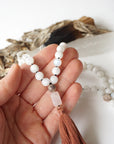 Moonstone Mala Necklace Designs by Nature Gems
