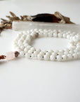 Moonstone Mala Necklace Designs by Nature Gems