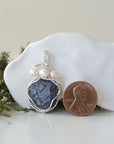 (NEW) Sapphire and Pearl - Sterling Silver Necklace Designs by Nature Gems