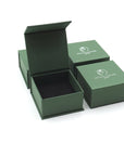 Gift box packaging for small citrine necklace 14k gold filled delicate jewelry ready to give