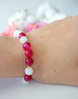 Versace Pink Mala Bracelet - Model 1 Designs by Nature Gems