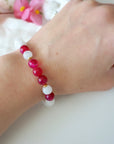 Versace Pink Mala Bracelet - Model 1 Designs by Nature Gems