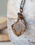 Ammonite Pendant - Antique Bronze DesignsbyNatureGems