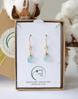 Aquamarine Drop Earrings - 14k Gold Designs by Nature Gems