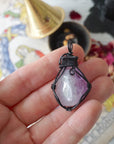 AURA FOUNDATION COLLECTION - Amethyst Crystal Necklace Designs by Nature Gems