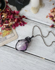 AURA FOUNDATION COLLECTION - Amethyst Crystal Necklace Designs by Nature Gems