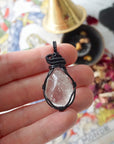 AURA FOUNDATION COLLECTION - Clear Quartz Crystal Necklace Designs by Nature Gems