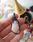 AURA FOUNDATION COLLECTION - Rose Quartz Crystal Necklace Designs by Nature Gems