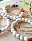 Calming White Howlite Chakra Bracelet Designs by Nature Gems