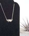 Clear Quartz & Pearl - Charm Necklace Designs by Nature Gems