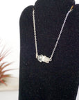 Clear Quartz & Pearl - Charm Necklace Designs by Nature Gems