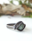 Emerald Antiqued Sterling Silver Ring Designs by Nature Gems