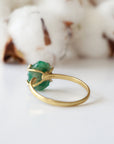 Emerald Gold-Filled Ring - Adjustable Designs by Nature Gems