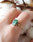 Emerald Gold-Filled Ring - Adjustable Designs by Nature Gems