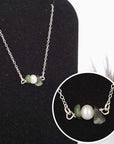 Emerald & Pearl - Charm Necklace Designs by Nature Gems