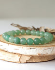 Green Aventurine Crystal Healing - Mala Bracelet DesignsbyNatureGems