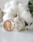 Herkimer Diamond Pendant - Sterling Silver Designs by Nature Gems