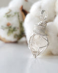 Herkimer Diamond Pendant - Sterling Silver Designs by Nature Gems