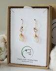 Opal Drop Earrings - 14K Gold Filled Designs by Nature Gems