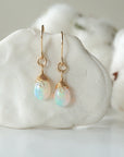 Opal Drop Earrings - 14K Gold Filled Designs by Nature Gems