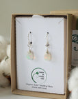Opal Drop Earrings - Sterling Silver Designs by Nature Gems