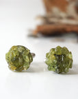 Peridot Cufflinks - Groomsmen Gifts DesignsbyNatureGems