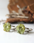 Peridot Cufflinks - Groomsmen Gifts DesignsbyNatureGems