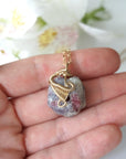 Pink Tourmaline Necklace - 14K Gold-Filled DesignsbyNatureGems