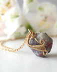 Pink Tourmaline Necklace - 14K Gold-Filled DesignsbyNatureGems