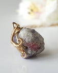 Pink Tourmaline Necklace - 14K Gold-Filled DesignsbyNatureGems