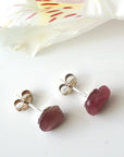Pink Tourmaline Stud Earrings Designs by Nature Gems