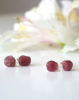 Pink Tourmaline Stud Earrings Designs by Nature Gems