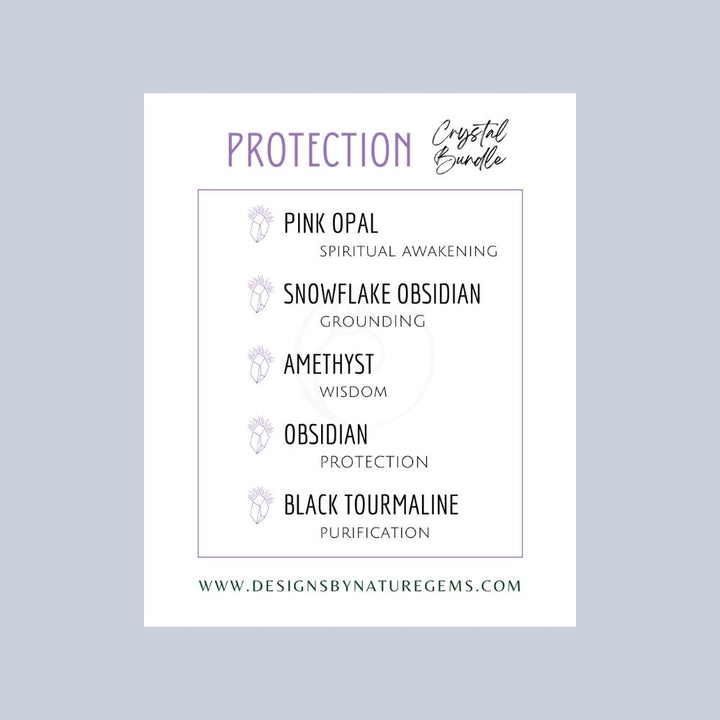 Protection Crystals - Bundle Bags Designs by Nature Gems