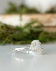 Rainbow Moonstone in Sterling Silver - Adjustable Ring Designs by Nature Gems