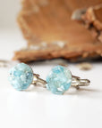 Raw Blue Aquamarine Cufflinks DesignsbyNatureGems