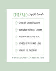 Raw Emerald Crystals - Bundle Bags Designs by Nature Gems